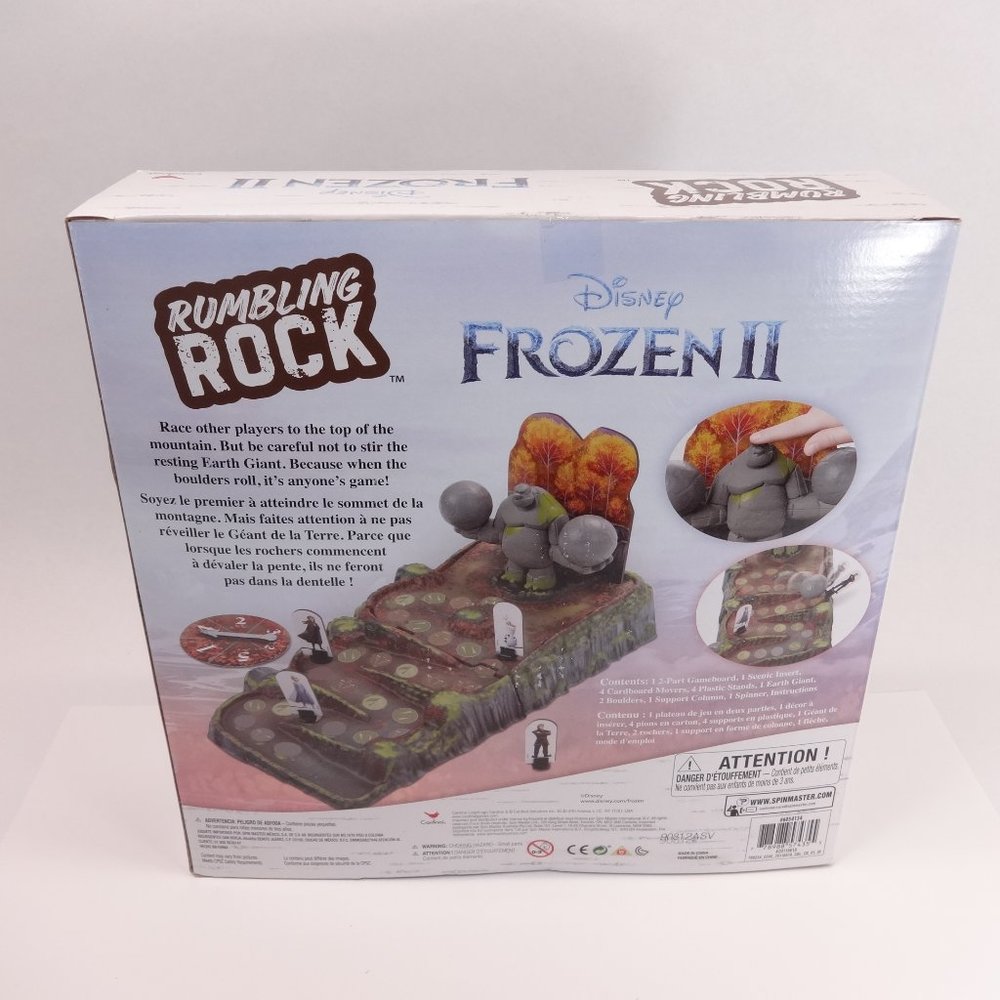 KIDS BOARD GAME DISNEY FROZEN II RUMBLING ROCK - Picture 6 of 11
